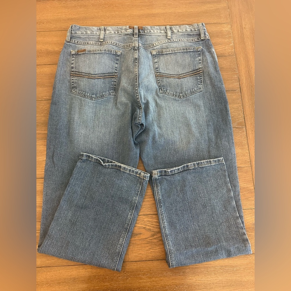 Ariat M2 Men's Relaxed Bootcut Jeans - Blue Size 38x32 - Picture 3 of 8
